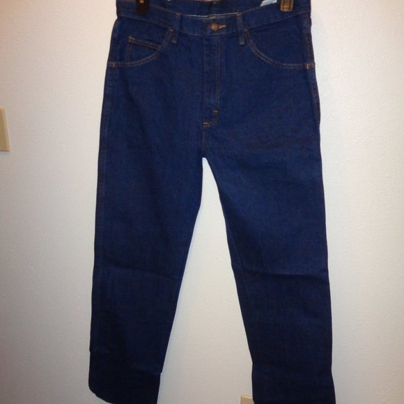 Rustler Men's Jeans Size 34 x 32 Regular Fit Straight Leg X-TRA Rugged - Picture 9 of 10